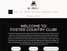 Tablet Screenshot of fostercountryclub.com